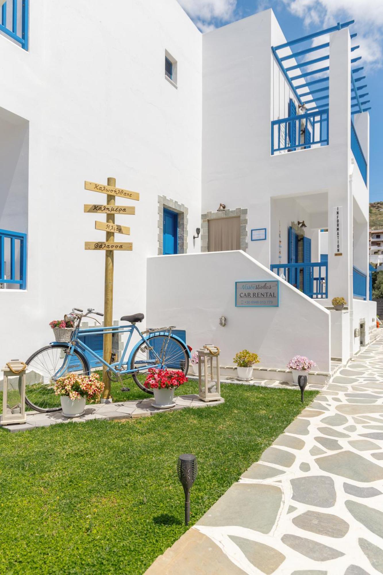 Nissea Studios - Πρώην Dora 2 Studios - Batsi  Bagian luar foto