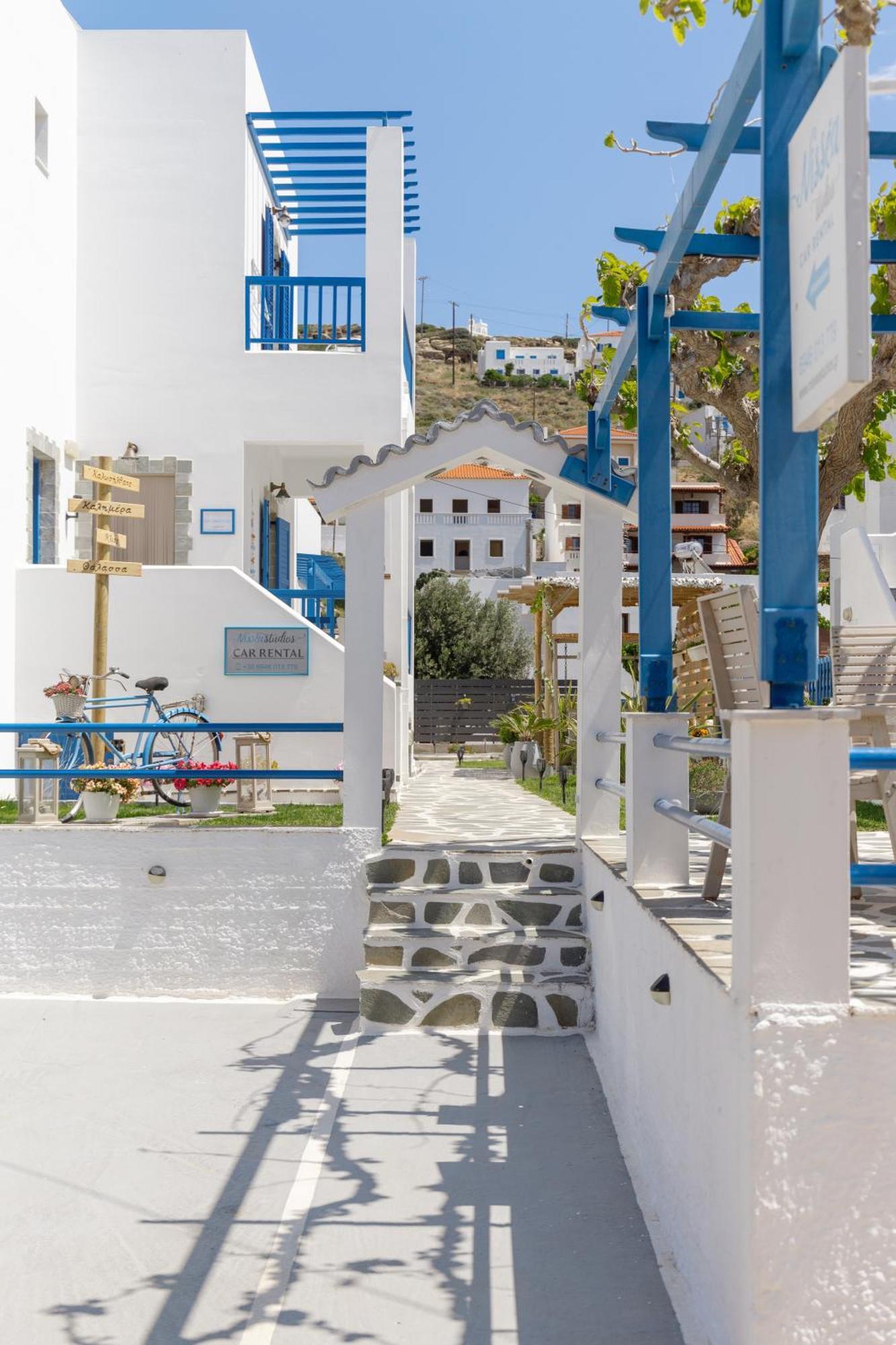Nissea Studios - Πρώην Dora 2 Studios - Batsi  Bagian luar foto