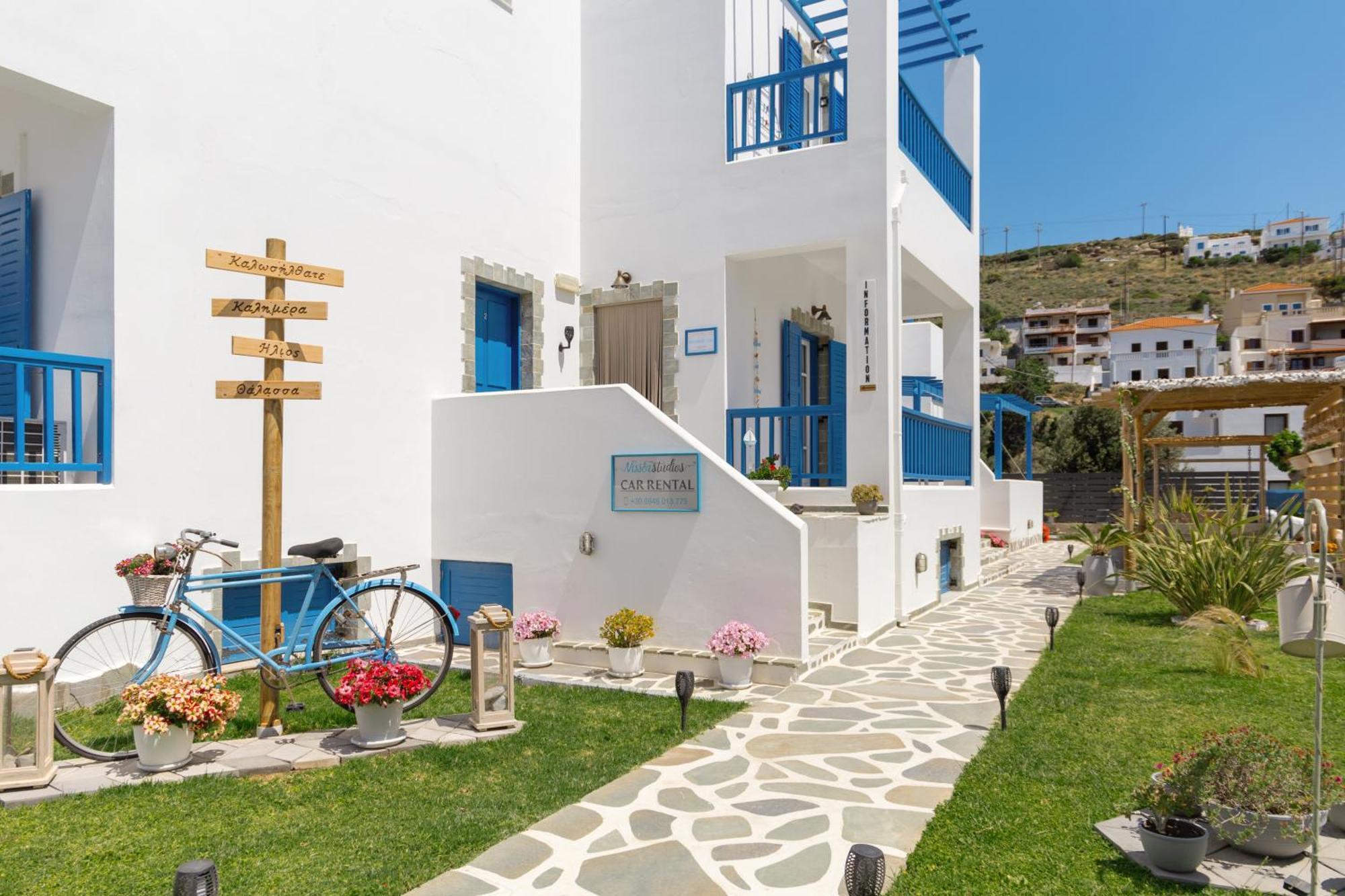 Nissea Studios - Πρώην Dora 2 Studios - Batsi  Bagian luar foto
